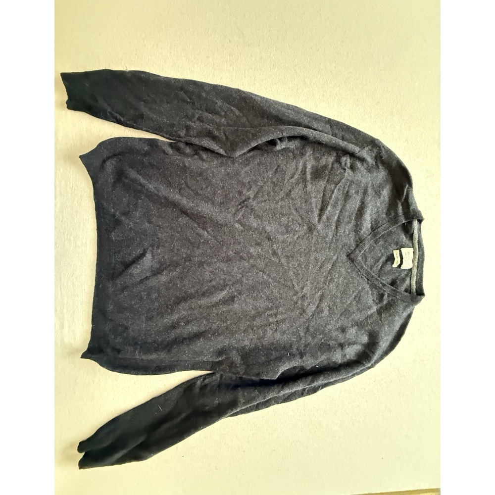 Weatherproof Mens Blue Cashmere Sweater Gray